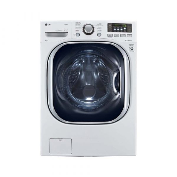 LG White Front Load Steam Washer