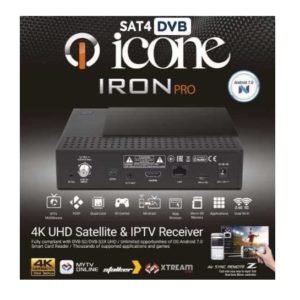 ICONE IRON  Démodulateur IPTV 4K  algerie  ايكون ايرون برو