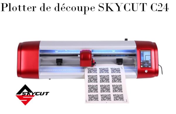 PLOTTER  SKYCUT DE DÉCOUPE C24  Laize  72.0cm :Fiche Technique et Prix