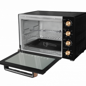 Four électrique Ventilé 1900W  60L Avec Tourne Broche Multismart  Noir  MultiSmart