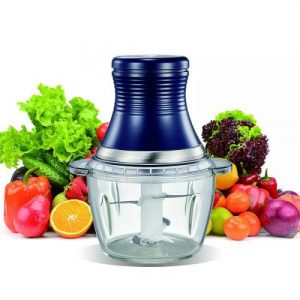 MultiSmart Hachoir Électrique 4 Lames Avec Un Bol En Verre MS-FC1220  MultiSmart